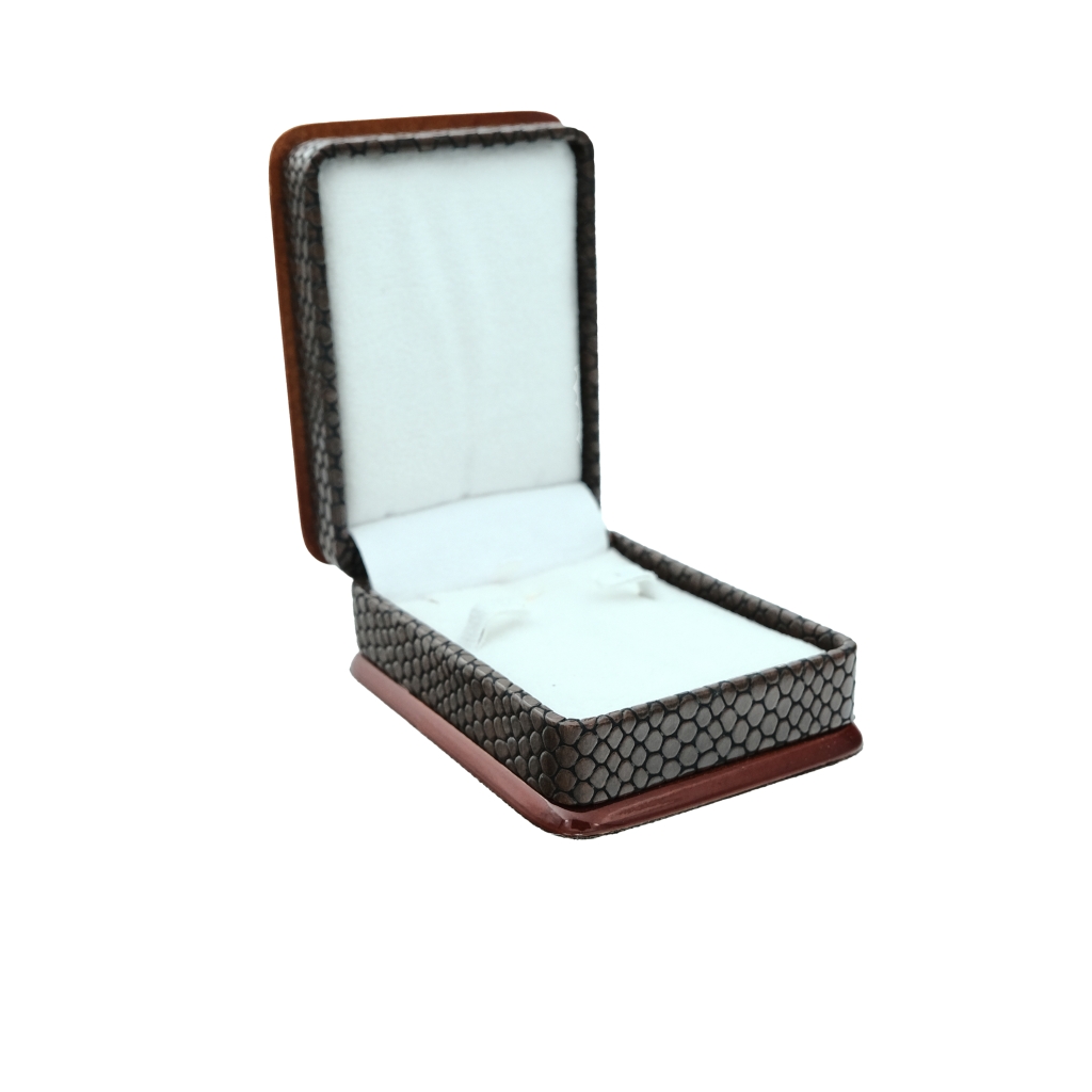 Ulaş - Мини-коробка с деревянным кожаным покрытием 8x11см