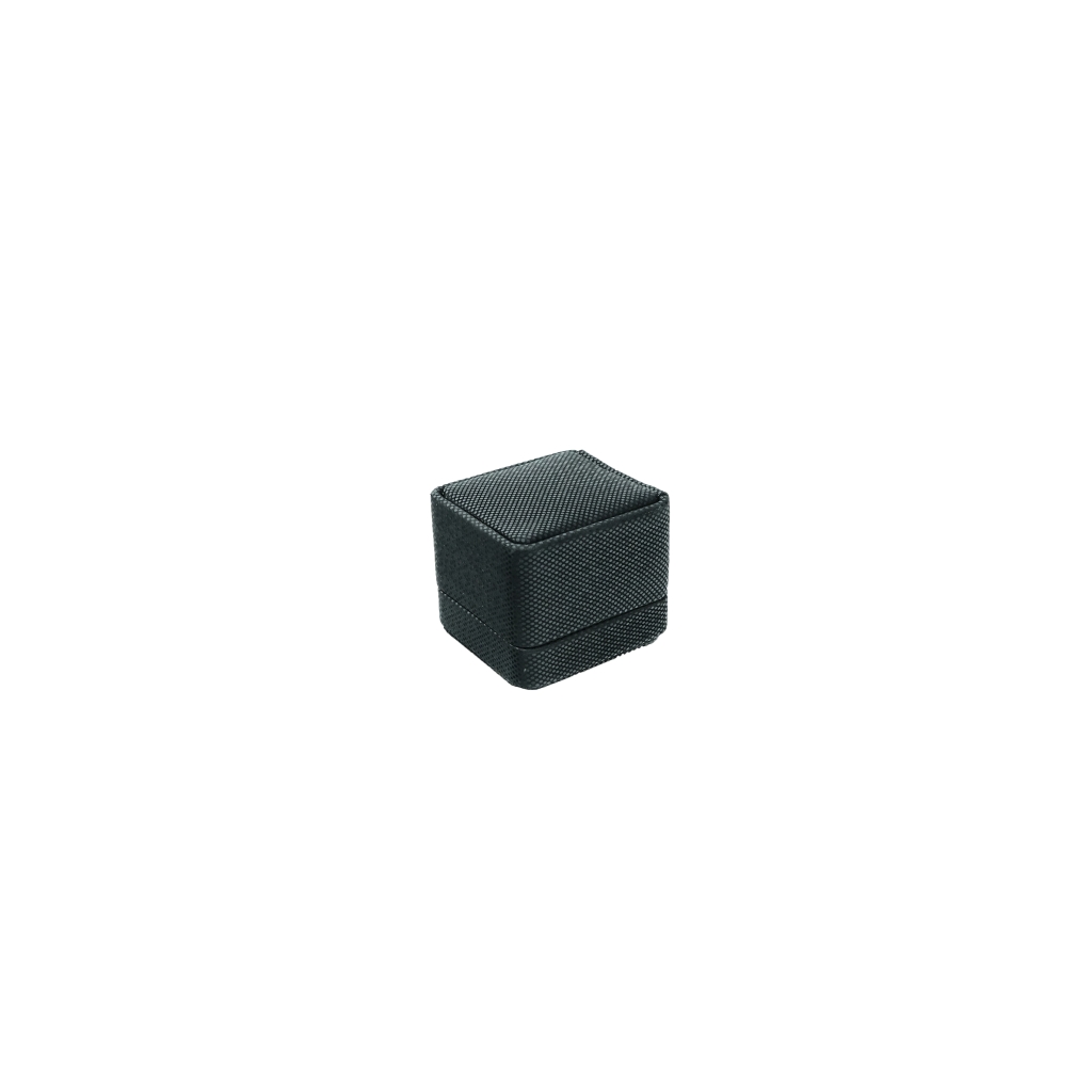 İlşah - Коробка для колец, обтянутая кожей, 6x7см