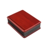 Korhan - Wooden Leather Coated Medium Size Set Box 13x18cm